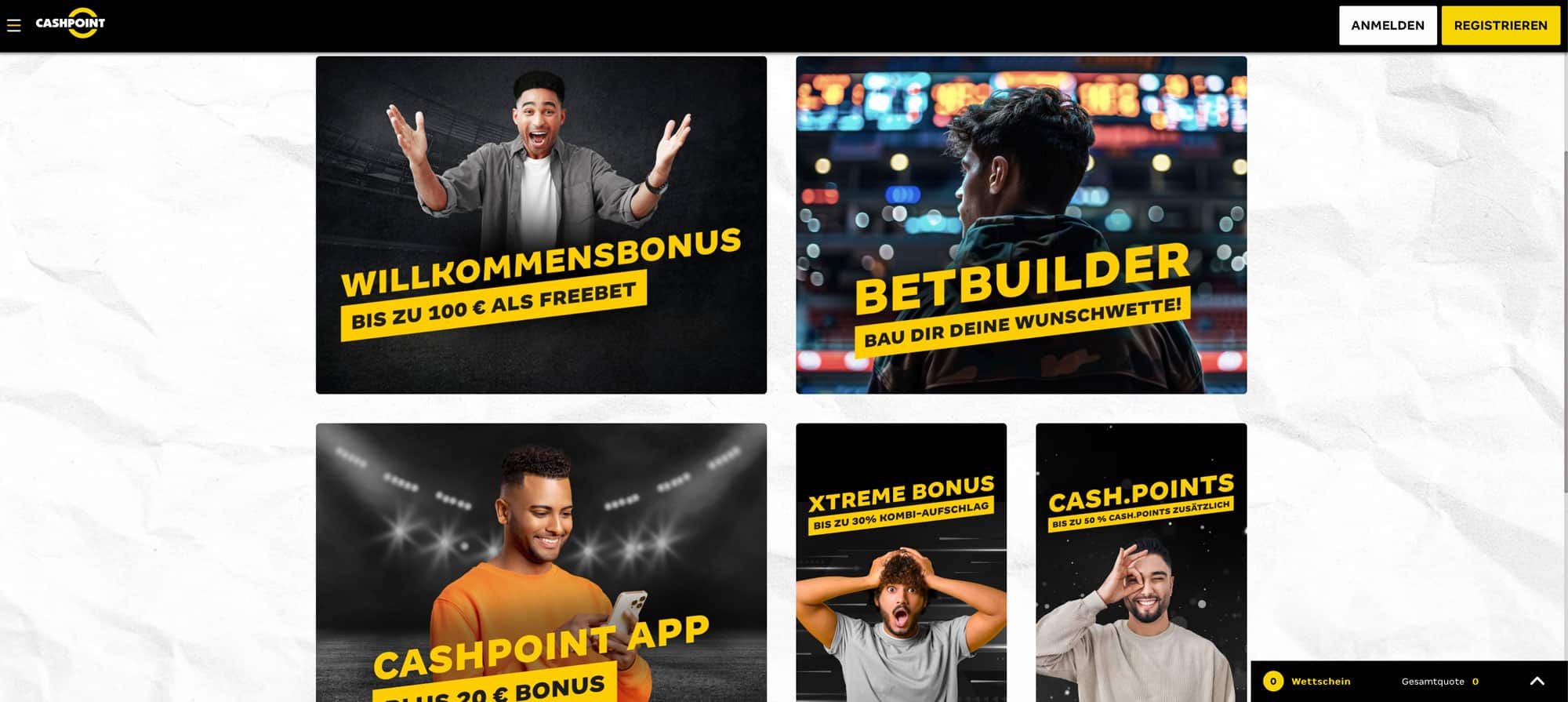 Cashpoint Sportwetten Bonus
