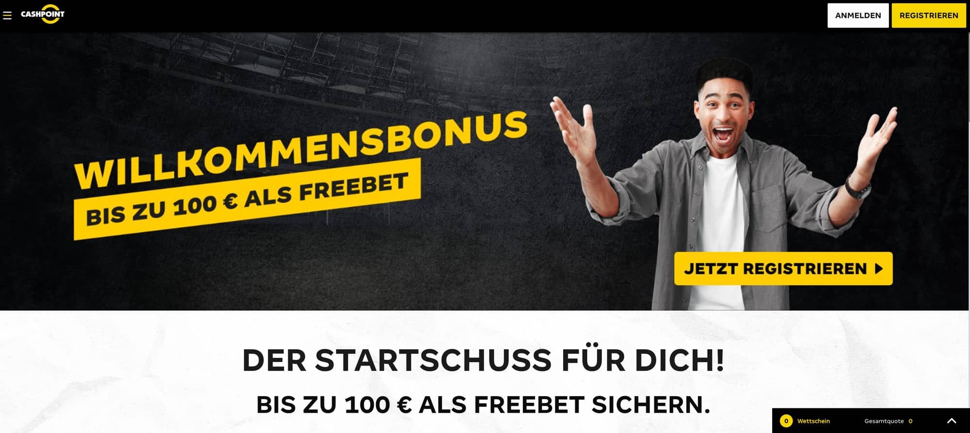 Cashpoint Sportwetten Bonus