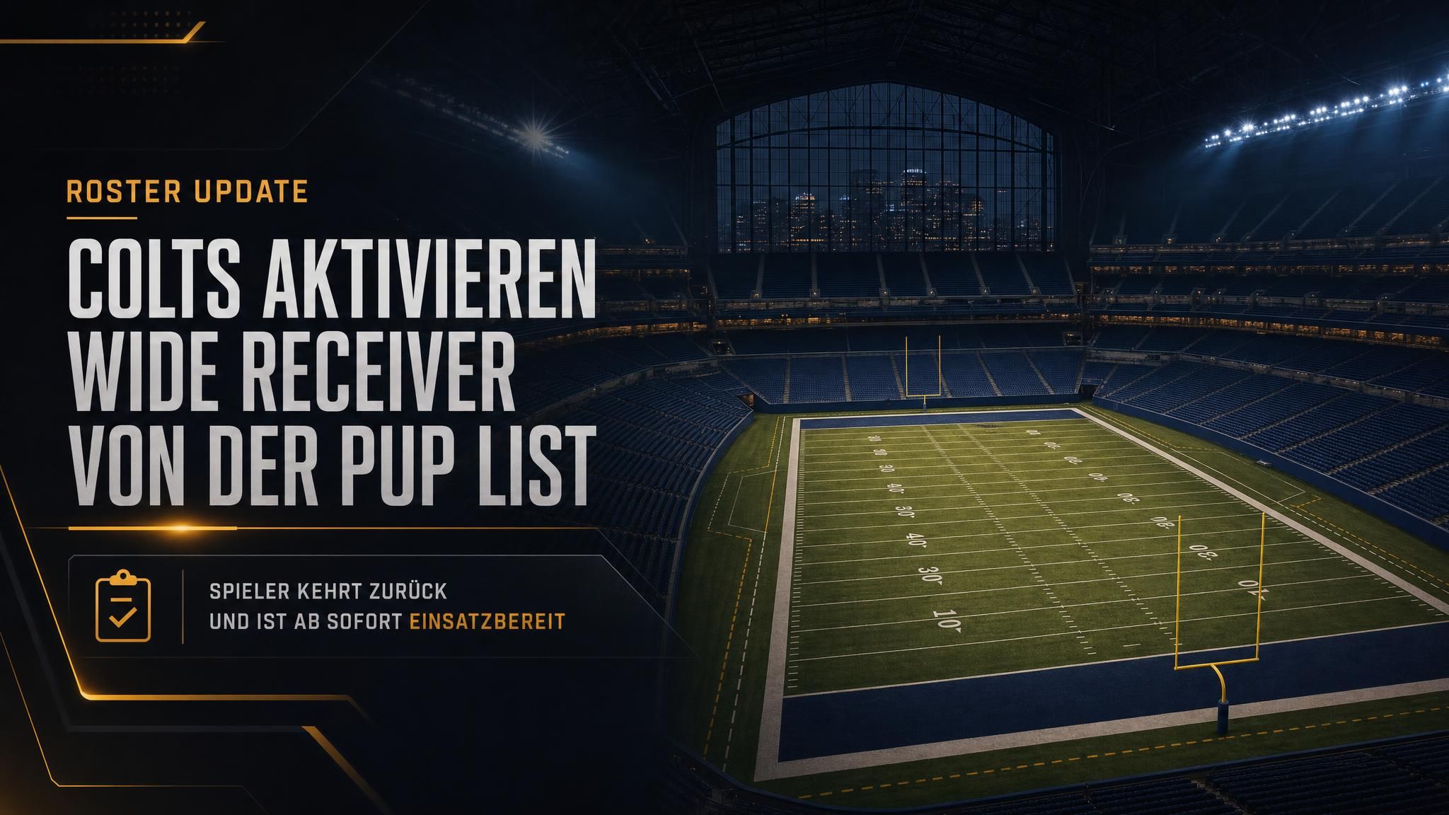 Colts aktivieren Alec Pierce von der PUP List