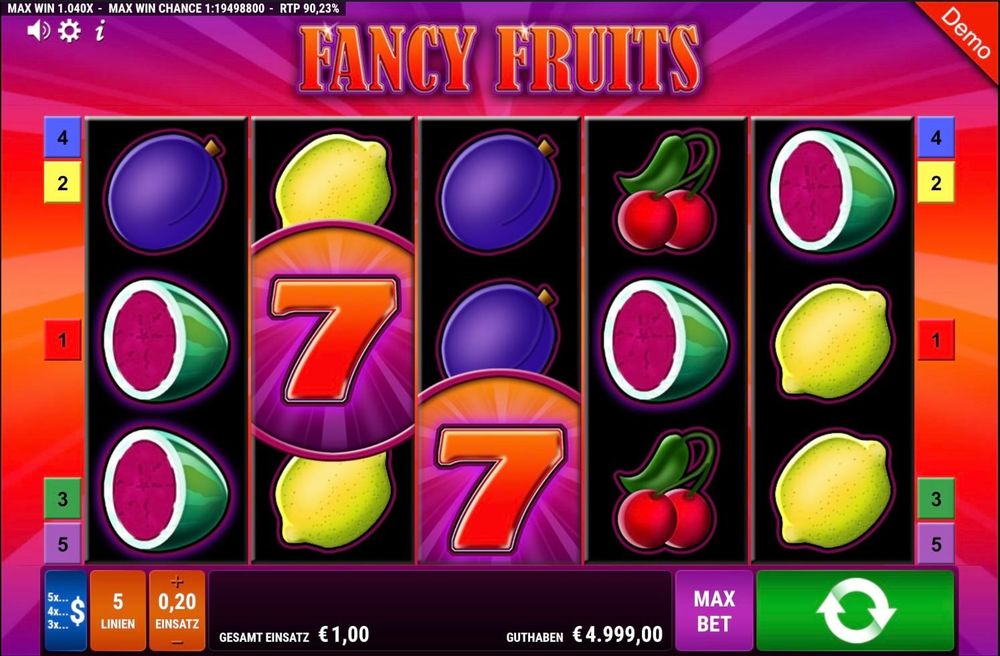 Fancy Fruits Slot Gamomat
