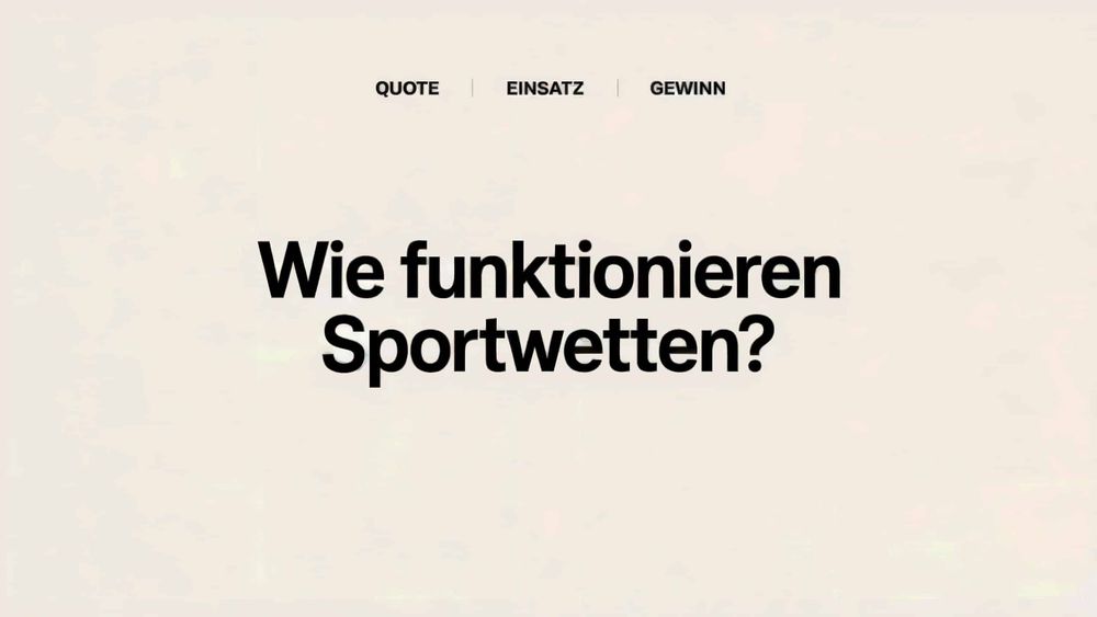 Wie funktionieren Sportwetten?