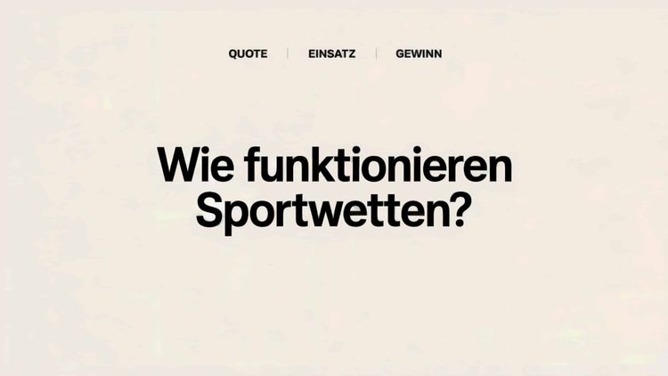 Wie funktionieren Sportwetten?