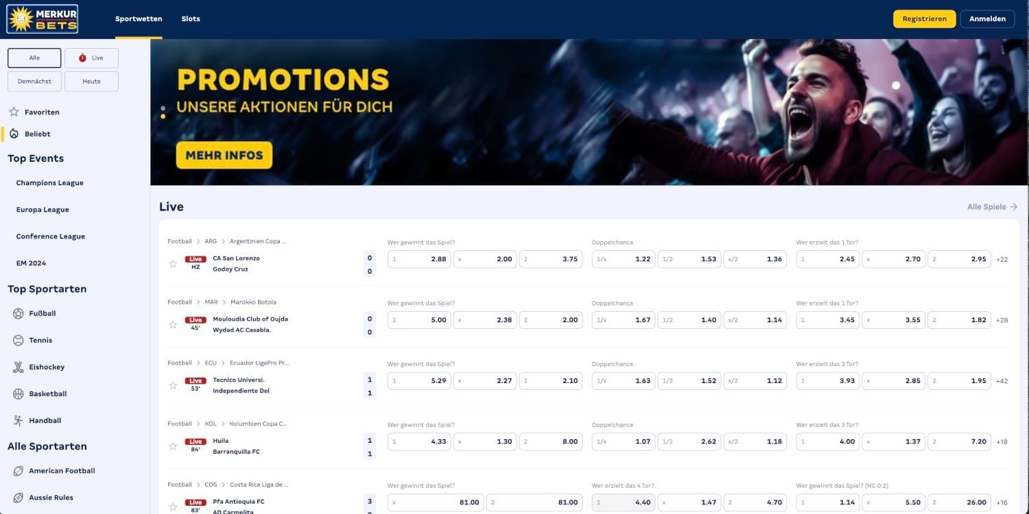 Merkur Bets Sportwetten