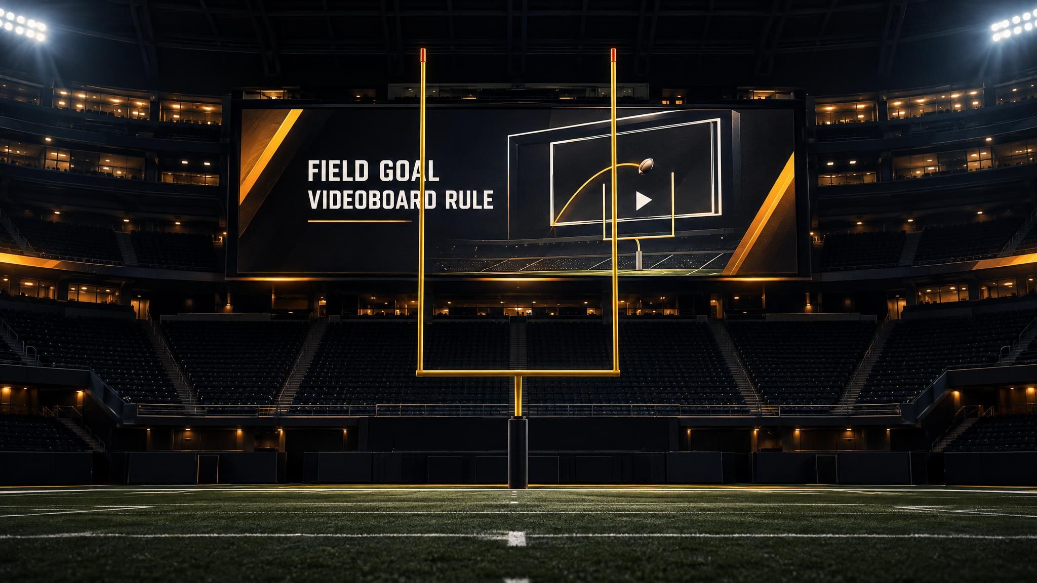 NFL ändert Videoboard-Regel bei Field Goals