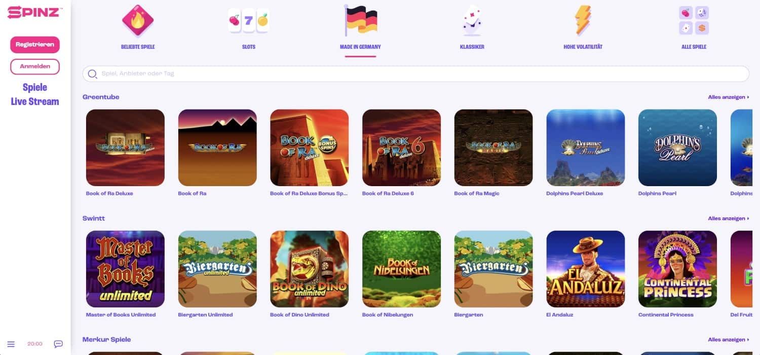 Spinz made in Germany