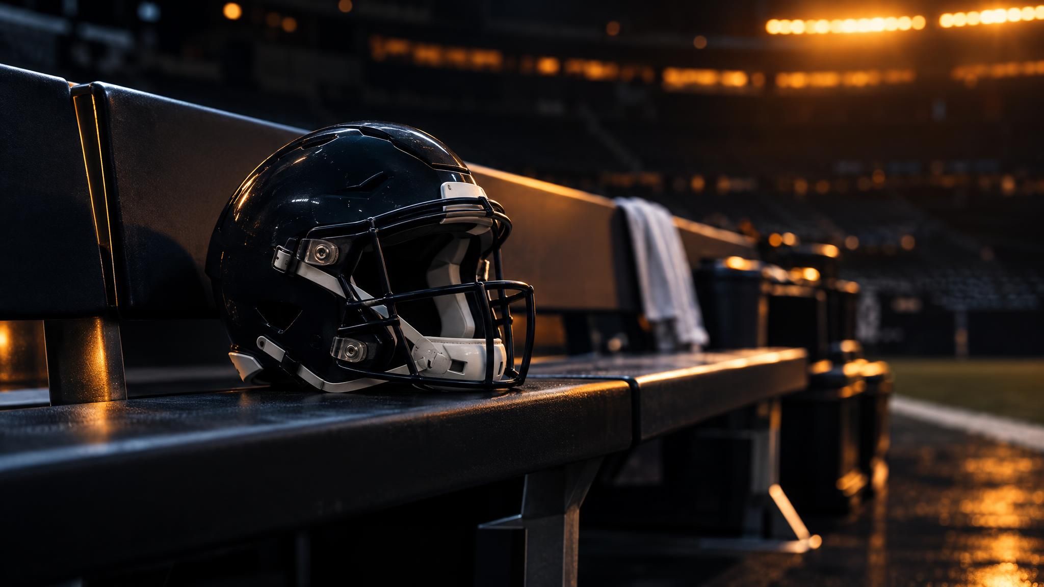 Bears-Quarterback Tyson Bagent im Concussion Protocol